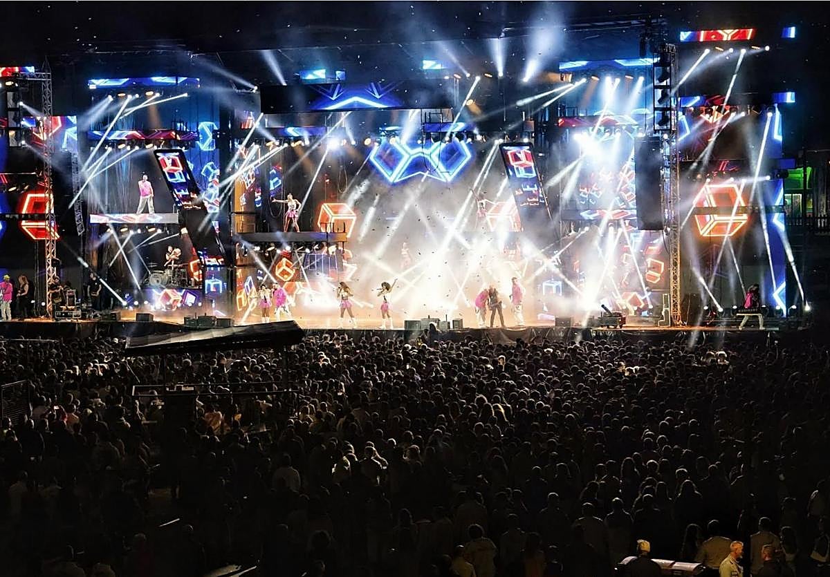 Una actuación de la Orquesta Panorama.