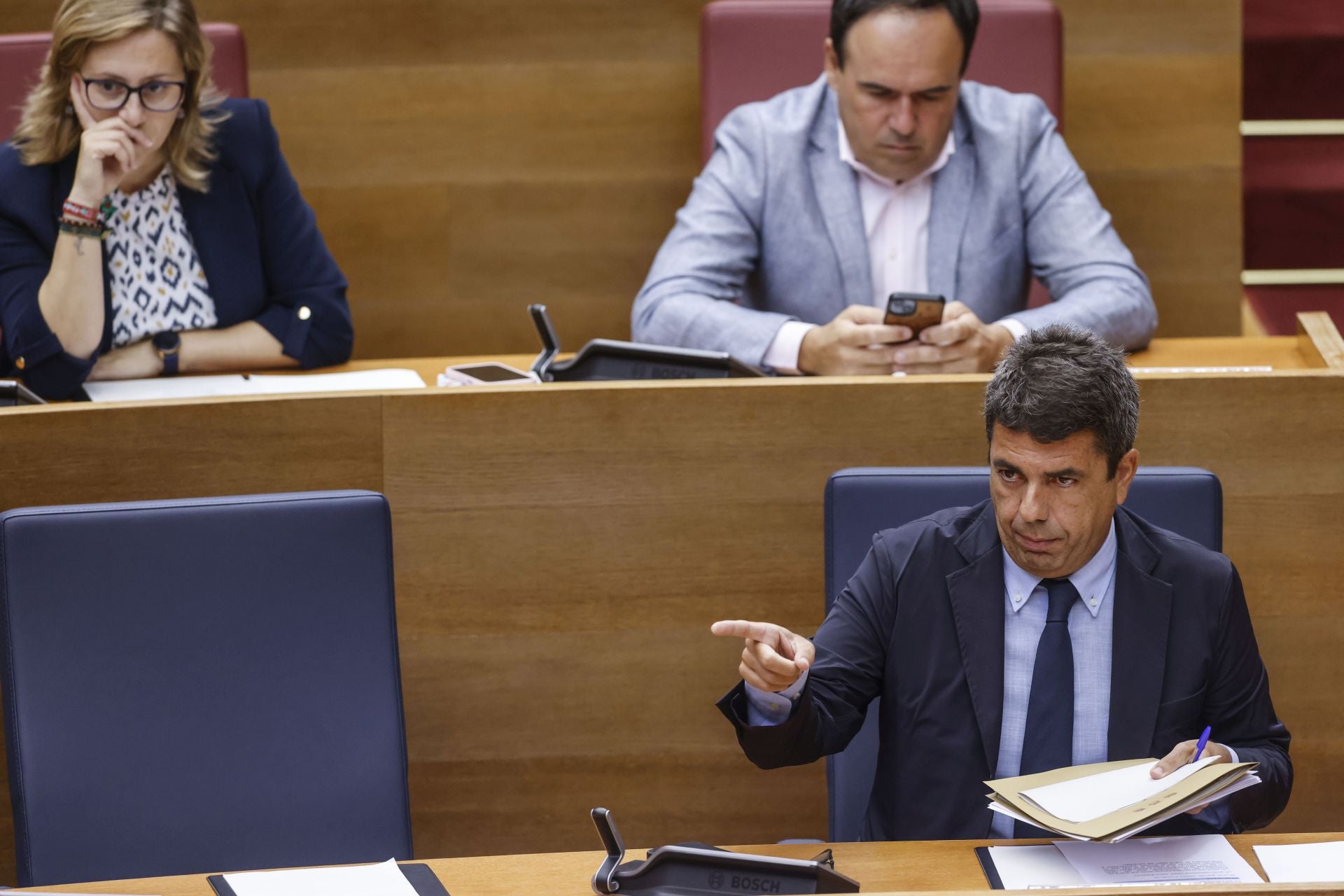 Sesión de control en Les Corts