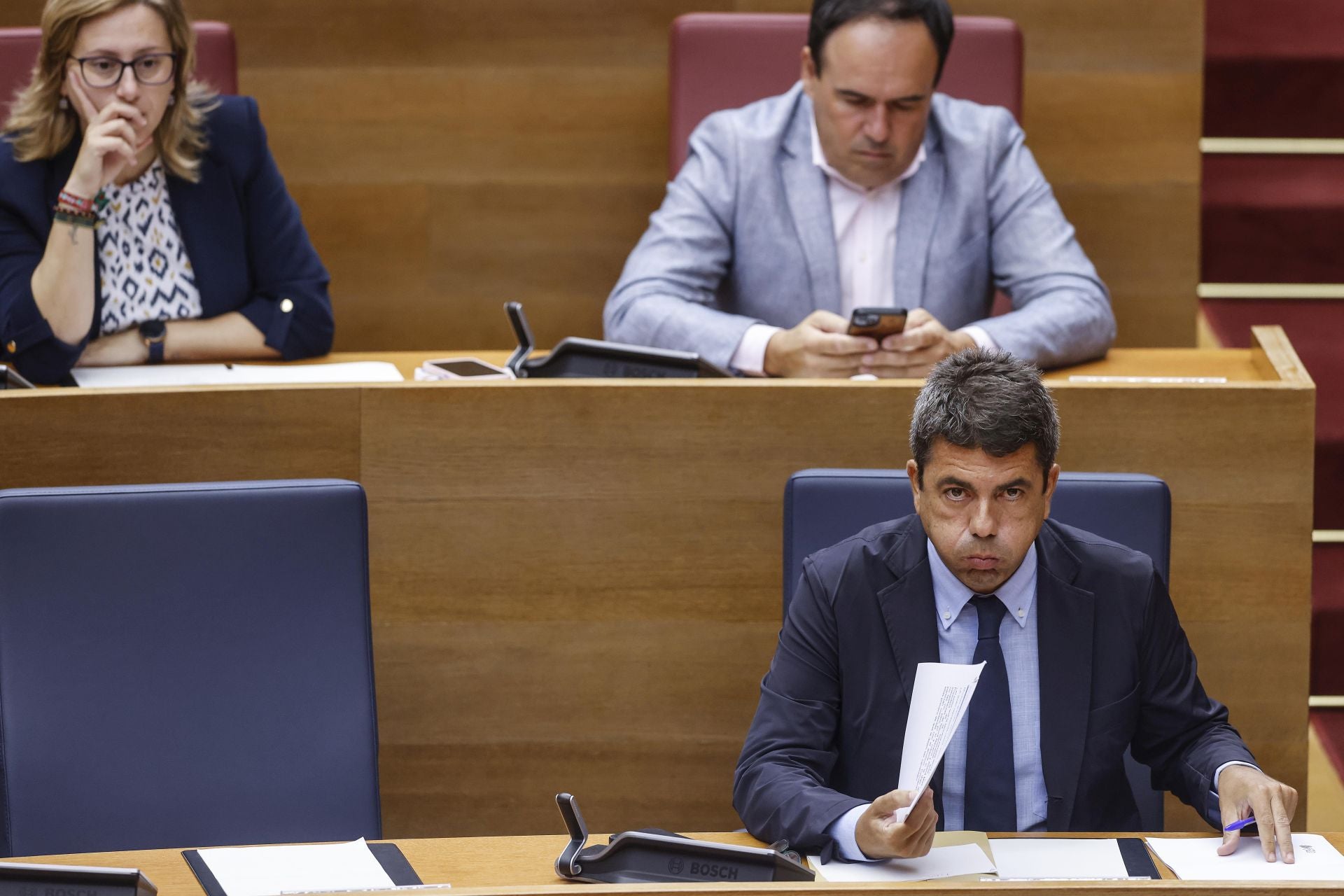 Sesión de control en Les Corts