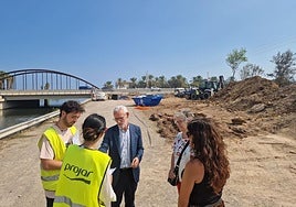 Visita de obras a la zona del Carraixet.