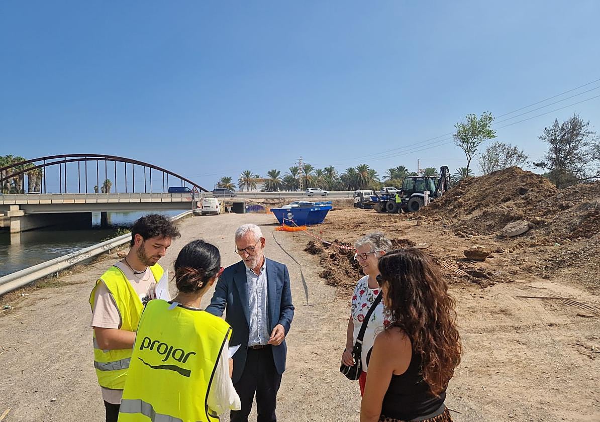 Visita de obras a la zona del Carraixet.