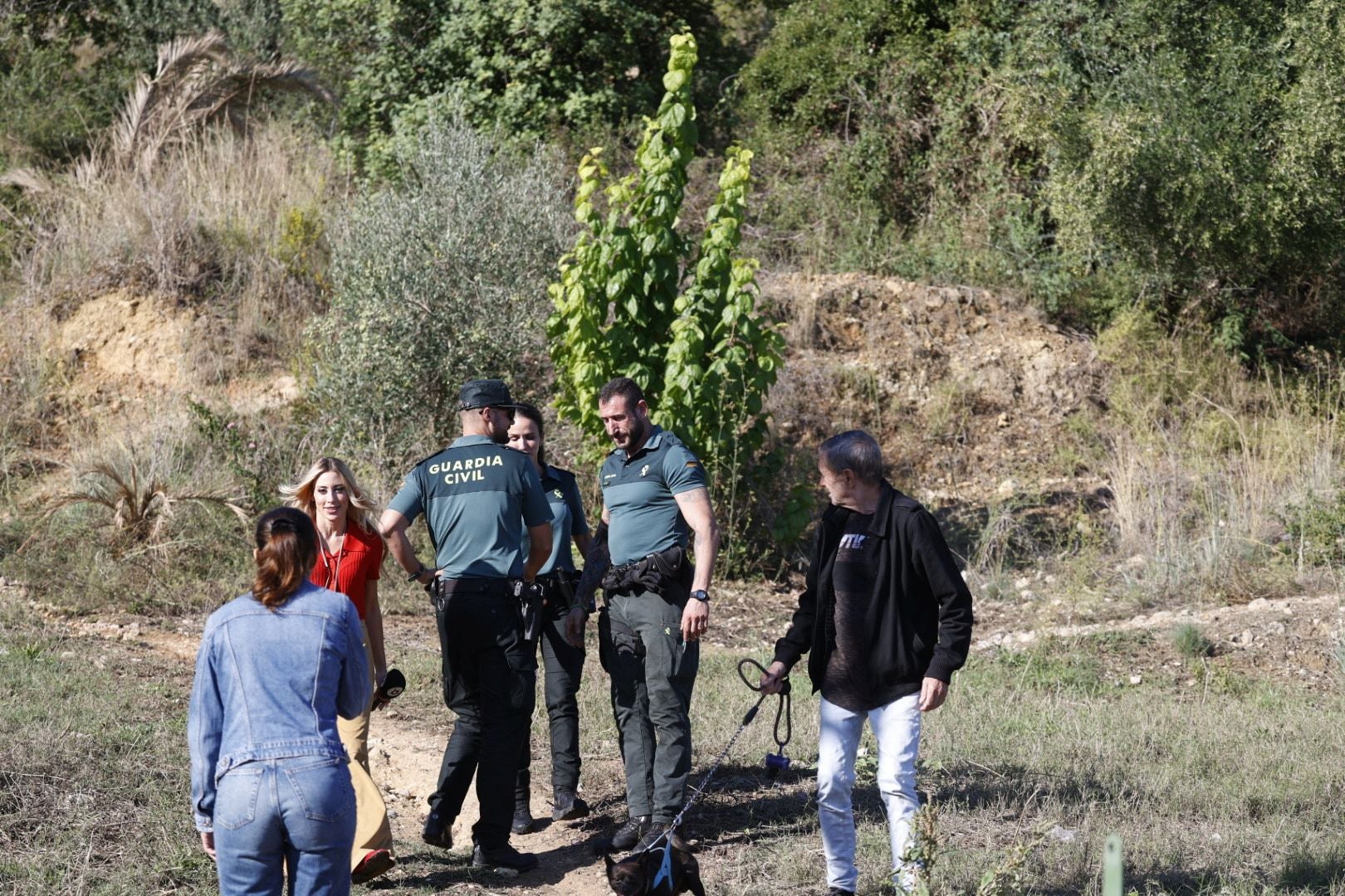 Imágenes de la búsqueda del cadáver calcinado de Bea