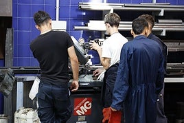 Alumnos de Formación Profesional.