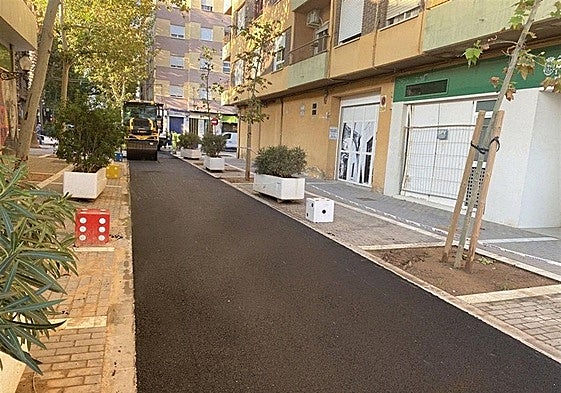 Obras de recuperación del entorno del mercado municipal y la plaza. España