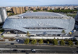 Vista aérea del Roig Arena.