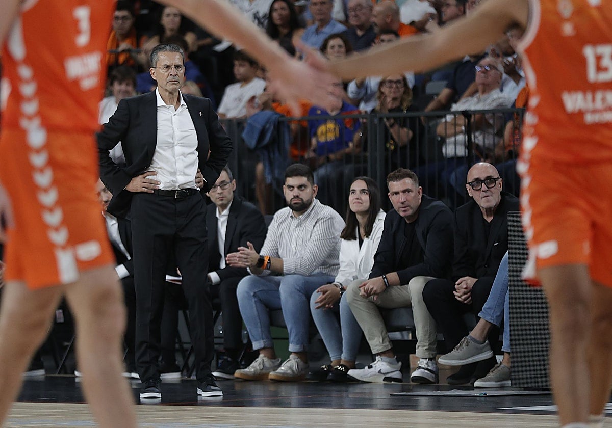 Pedro Martínez, en el estreno del Roig Arena.
