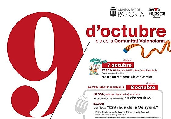 Cartel del programa festivo.