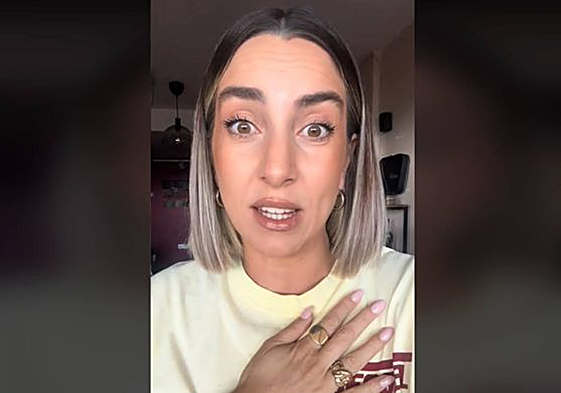 Paula en su vídeo de TikTok (@paulaorellpsico)