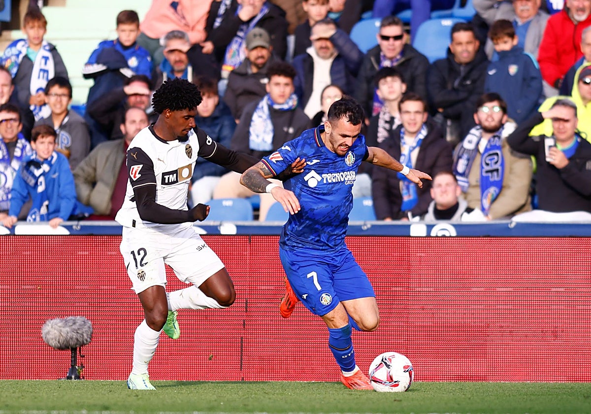 Thierry Correia, en el partido en el que se lesionó de gravedad.