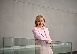 Esperanza Aguirre, retratada esta semana en el campus del CEU en Valencia.