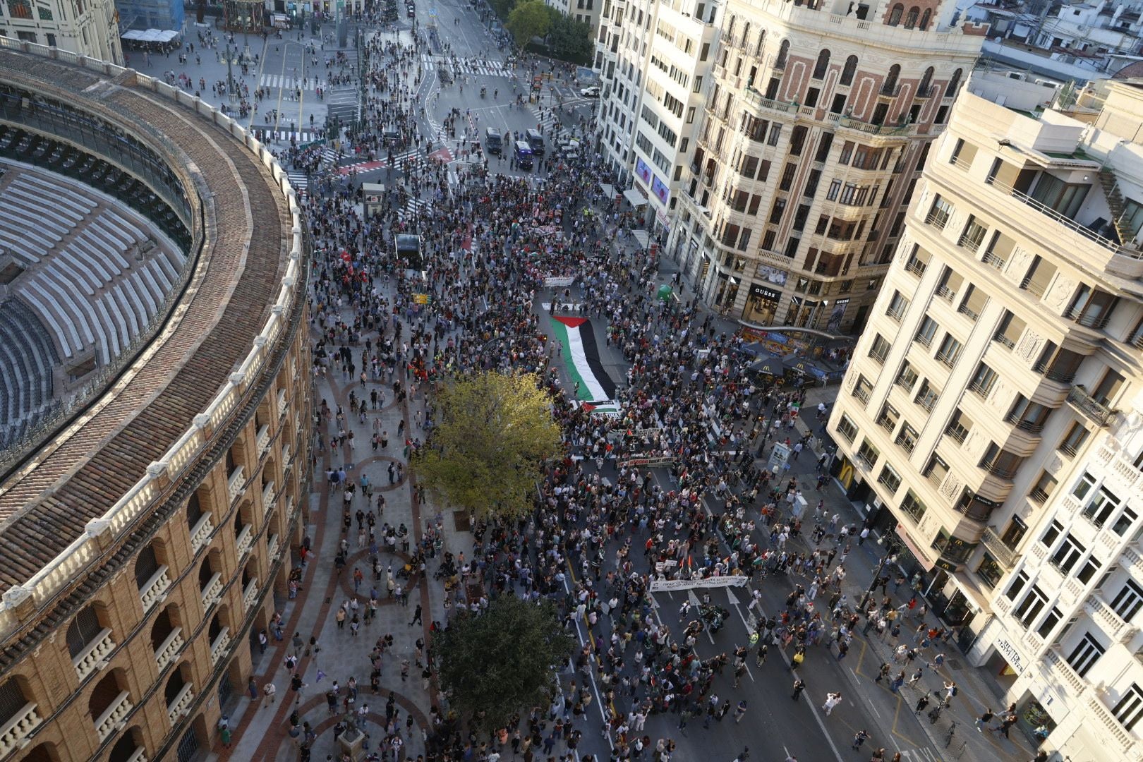 Fotos de la manifestación por Palestina este sábado en Valencia