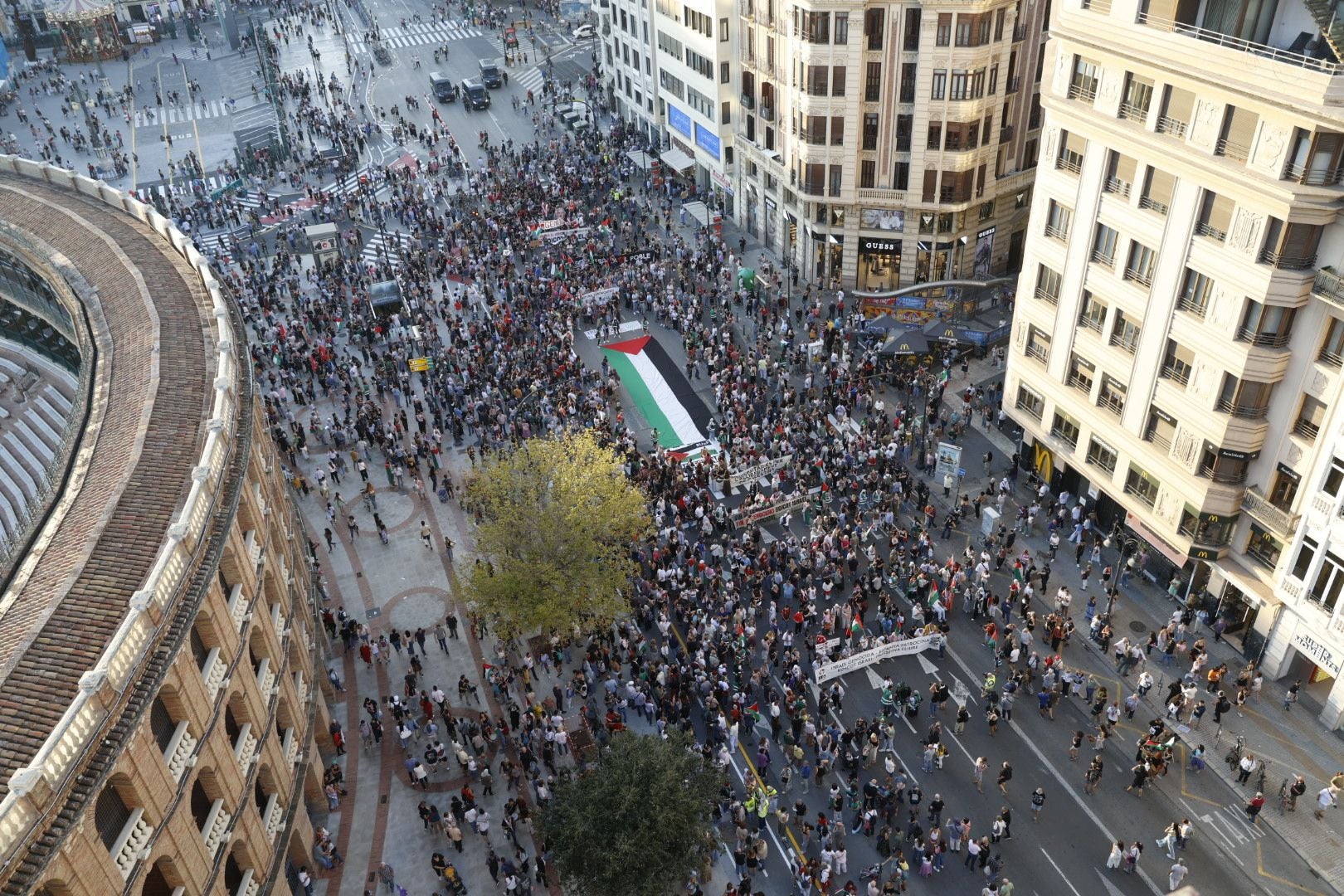 Fotos de la manifestación por Palestina este sábado en Valencia