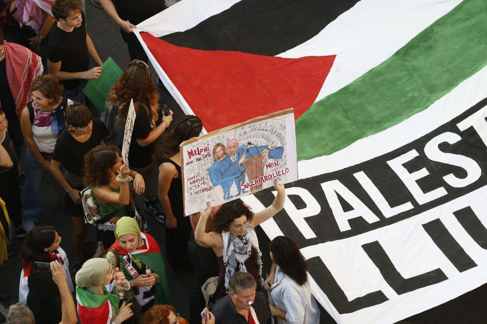 Fotos de la manifestación por Palestina este sábado en Valencia