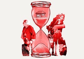 Un piso a la venta ocupado ilegalmente en la calle Comte d'Altea, el 1 de octubre de 2025.