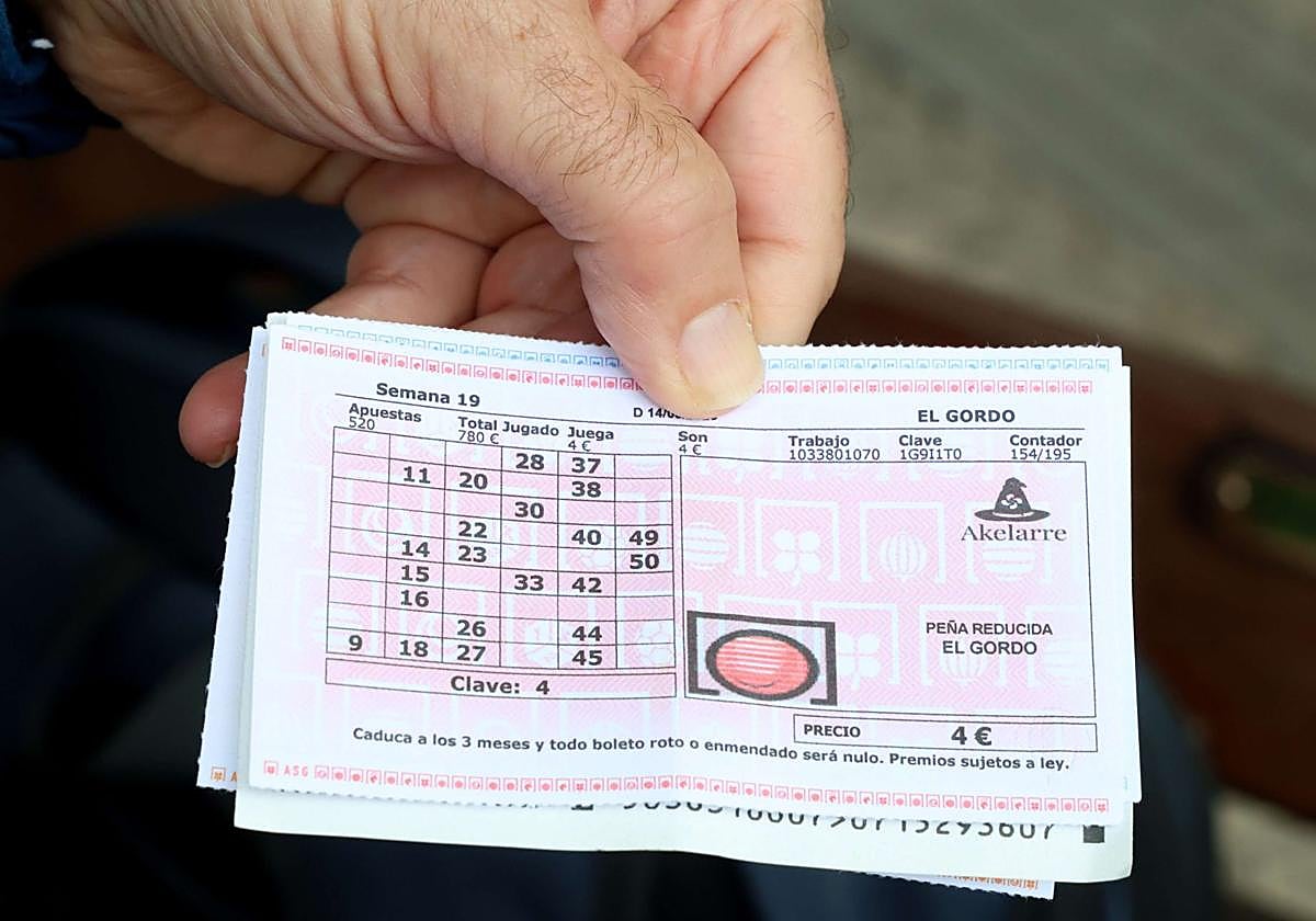 Un décimo ganador del Gordo de la Primitiva.