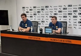 Gourlay, este mediodía en la sala de prensa de la Ciudad Deportiva.