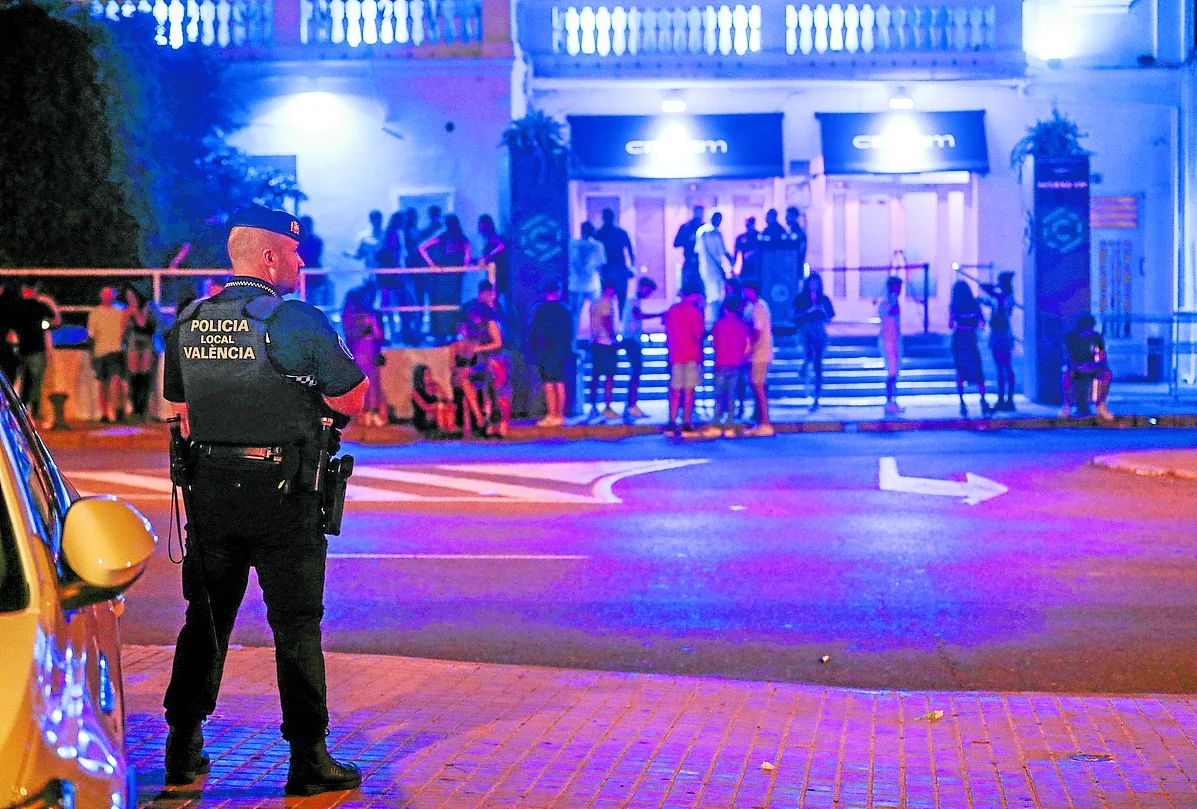 La puerta de la discoteca, en una imagen de archivo.