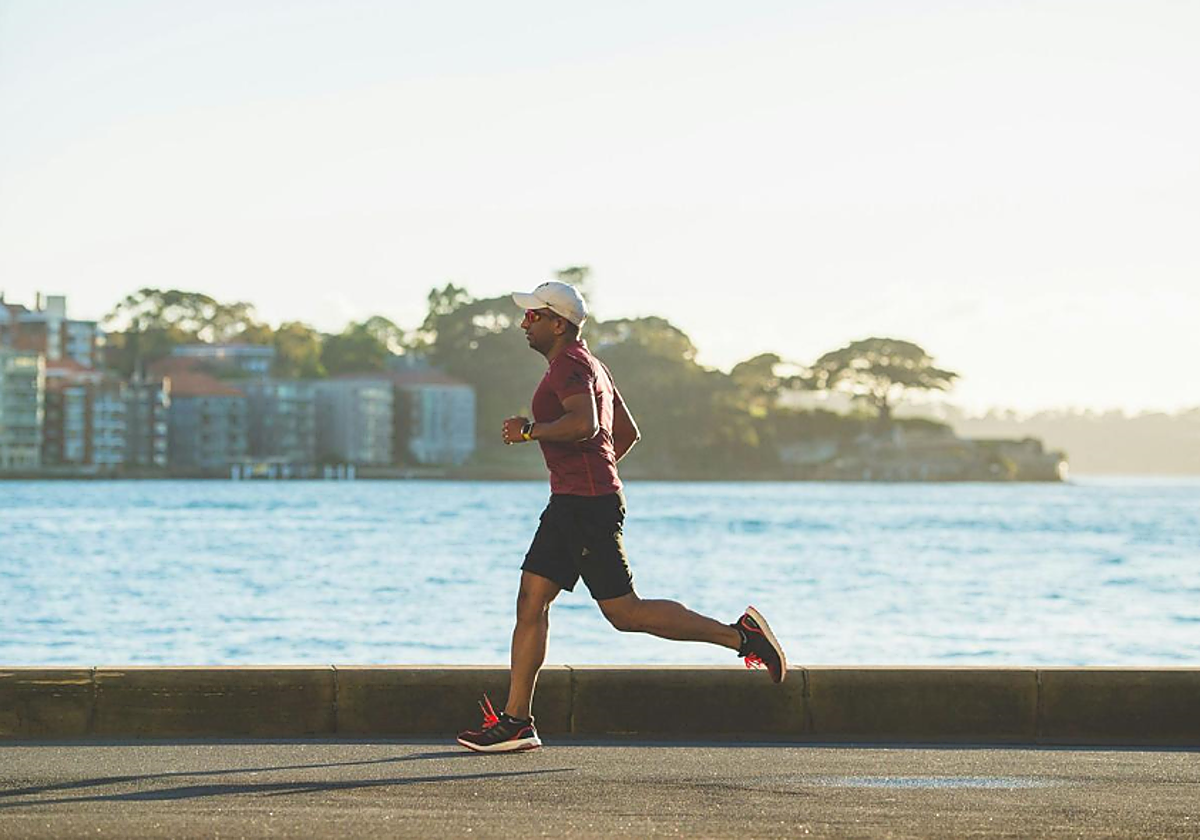 Un corredor en una imagen de archivo.