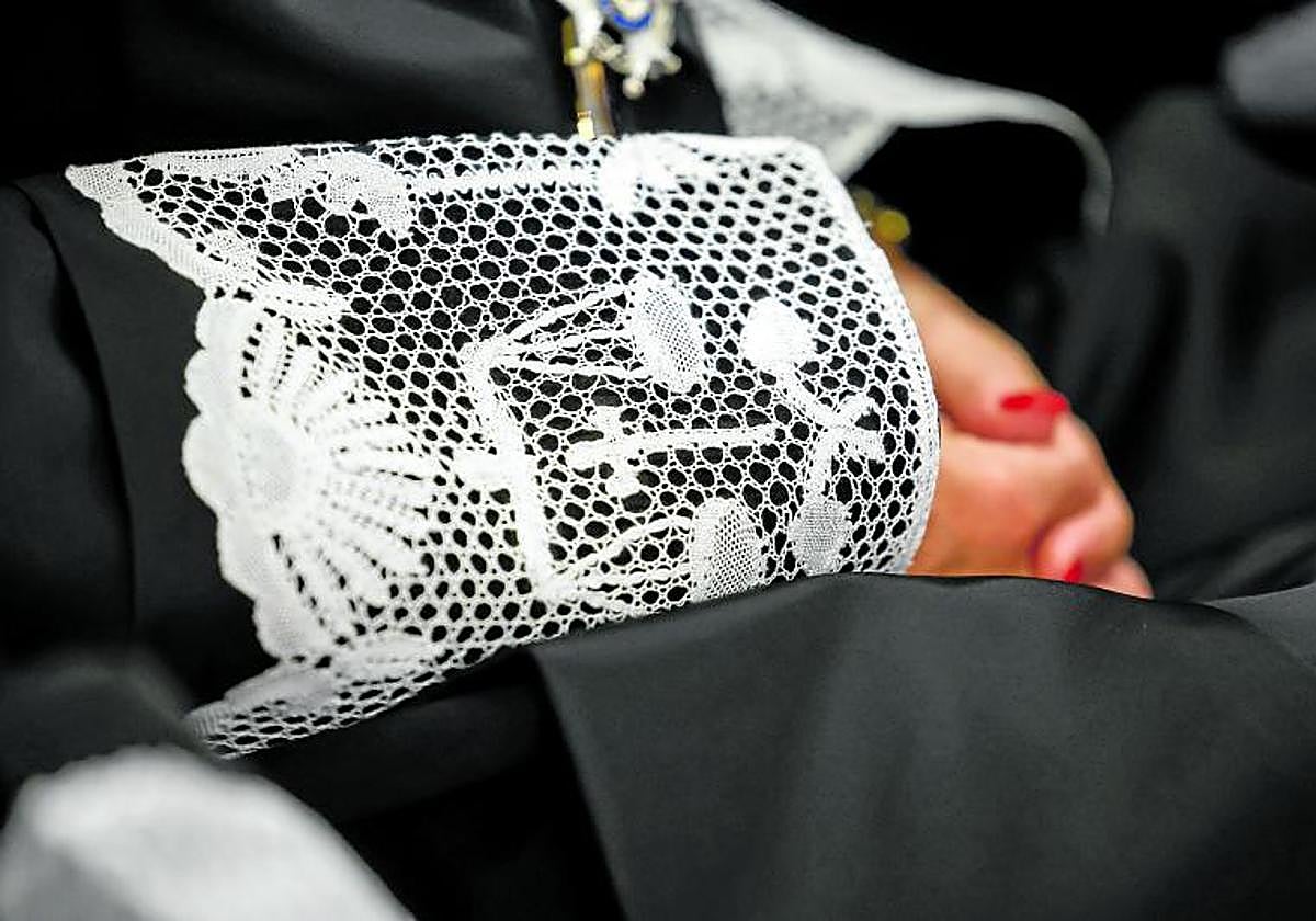 Toga de una magistrada.