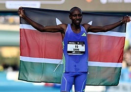 Sawe logró en 2024 la mejor marca mundial del año en maratón.