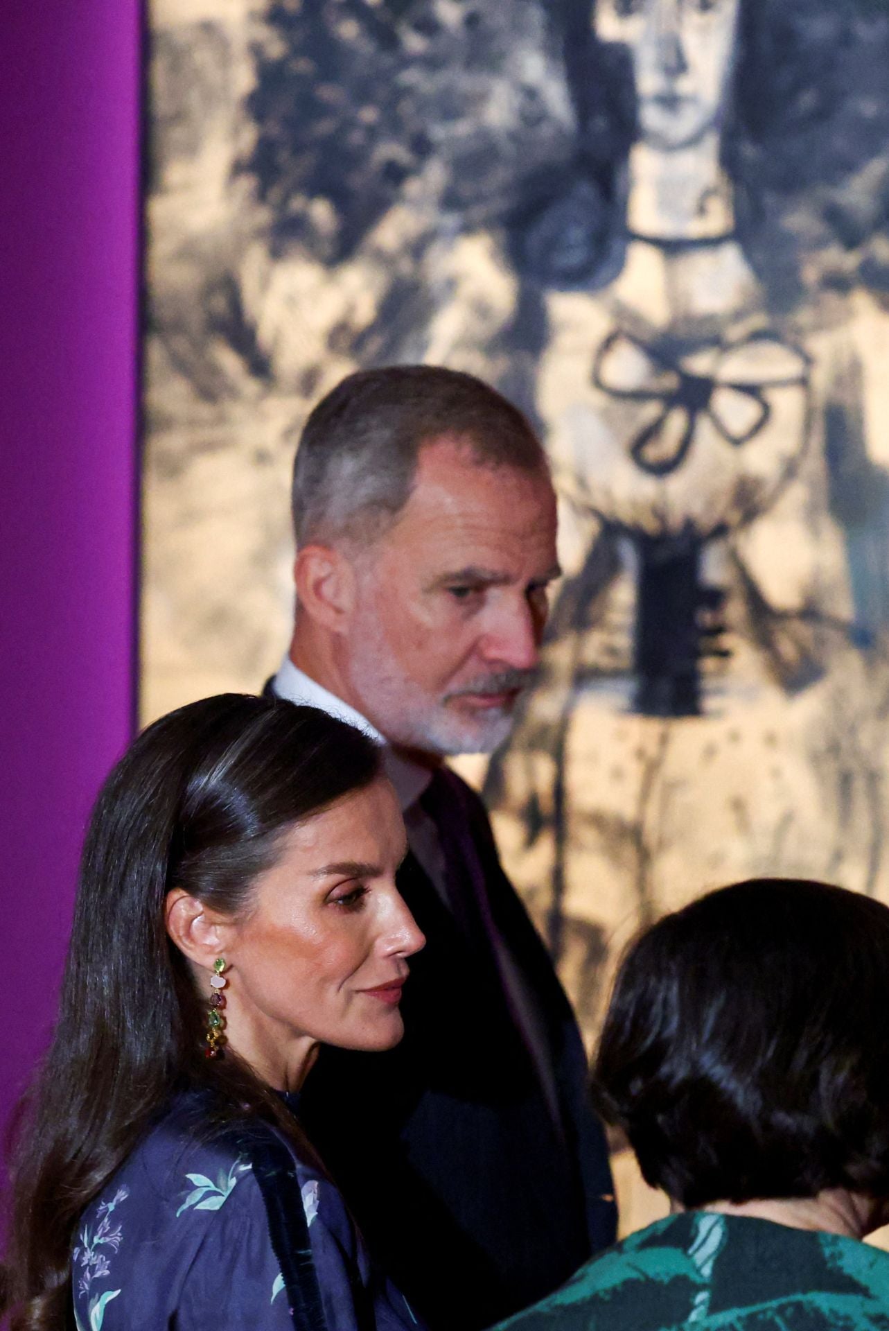 FOTOS | Letizia deslumbra en Bruselas con un impecable &#039;look&#039; en homenaje a Armani