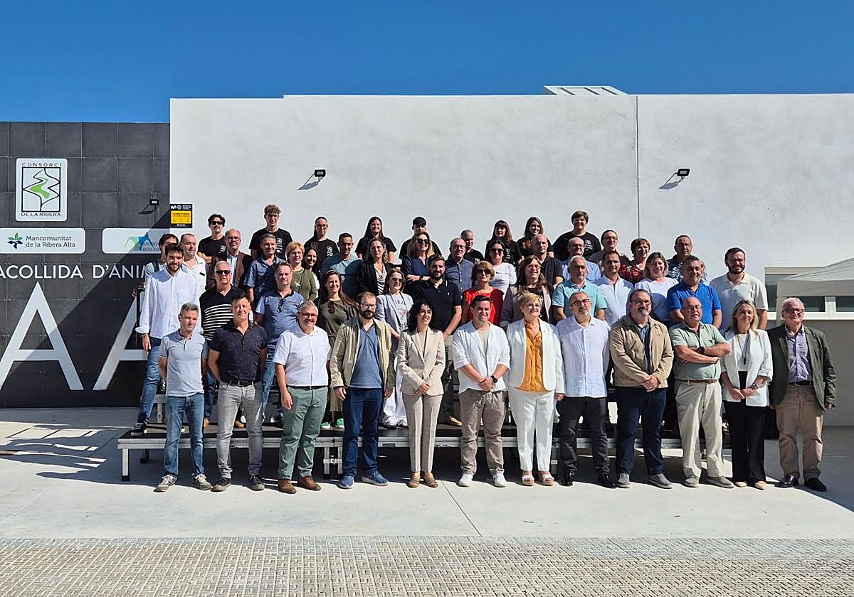 Inauguración del centro de acogida.