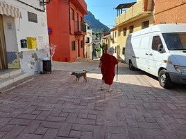 Una calle de Marines Viejo.