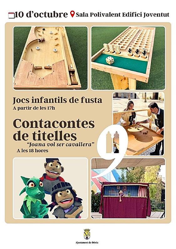 El nuevo cartel con el cambio de ubicación de las actividades dirigidas al publico infantil.