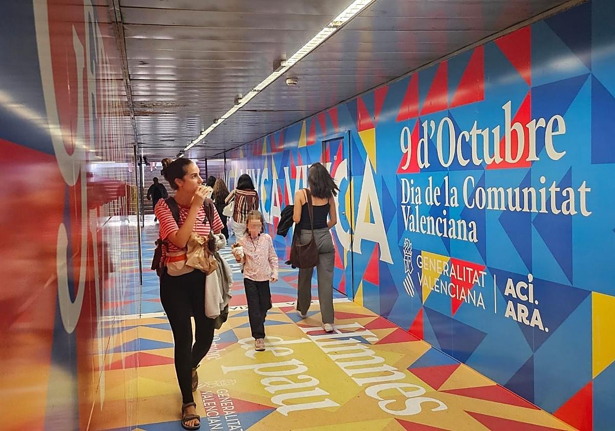 Metrovalencia ampliará su horario para el 9 d'Octubre.