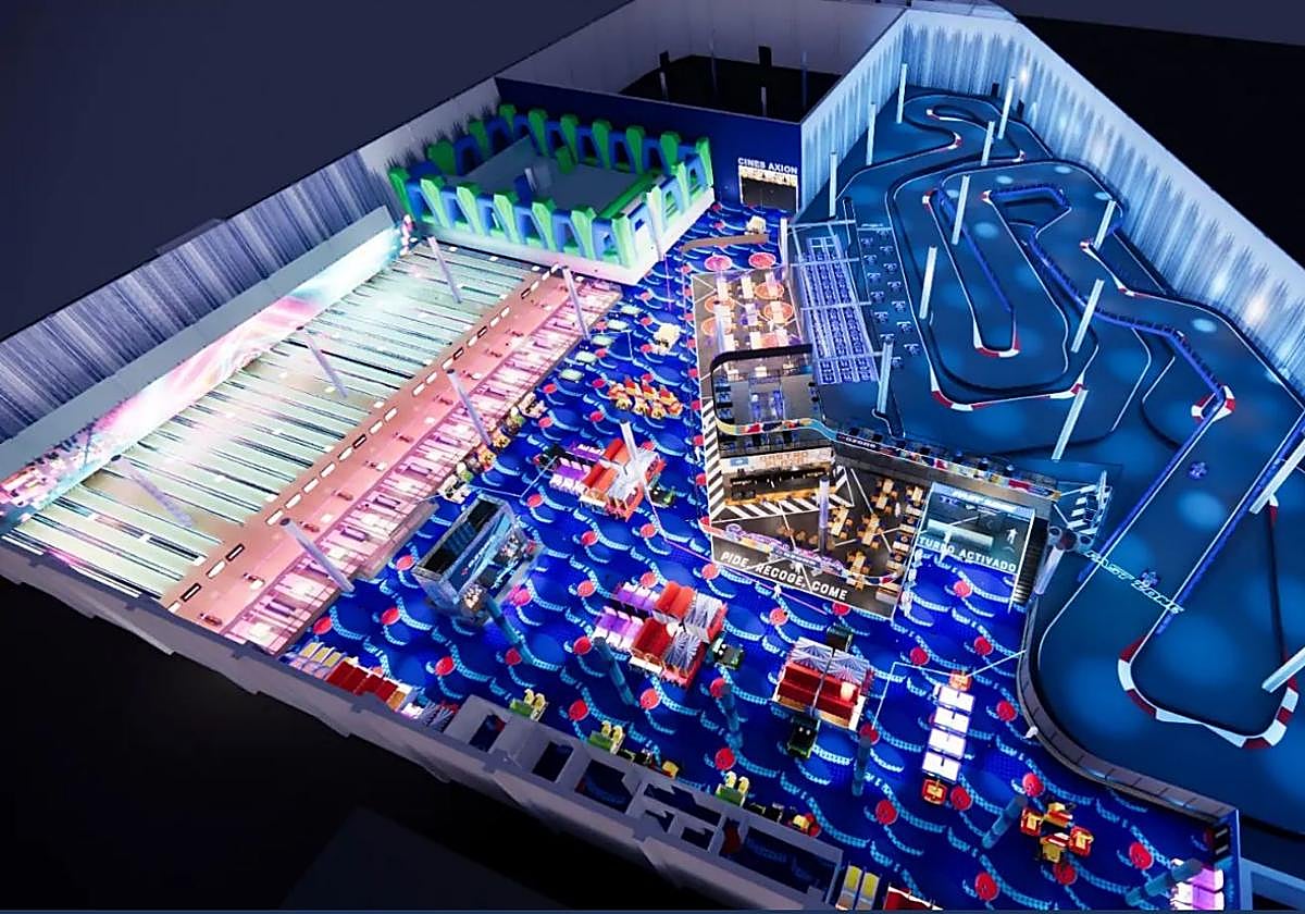 Así será Mega Ozone Bowling Sevilla: 24 pistas de bolos, Karting indoor y 10 salas de cine premium