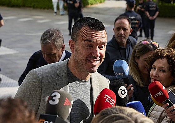 Vicente Mompó, en su declaración en el juzgado de la dana.