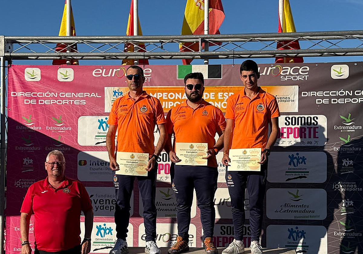 Pódium del campeonato.