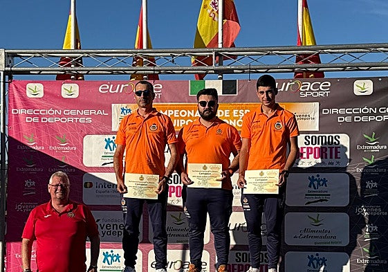 Pódium del campeonato.