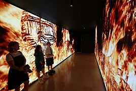 'Transformer', obra de Mat Collishaw, en el Centro de Arte Hortensia Herrero.