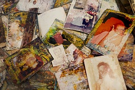 Detalle de material fotográfico que se puede ver en la exposición.