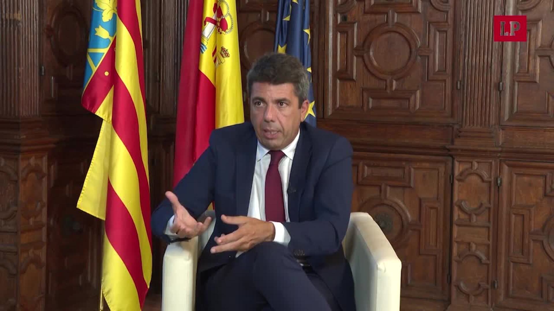 Primera entrevista Carlos Mazón tras la dana