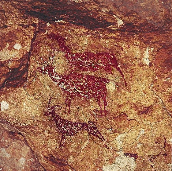 Cueva de la Araña, con vestigios del arte rupestre, en Bicorp.