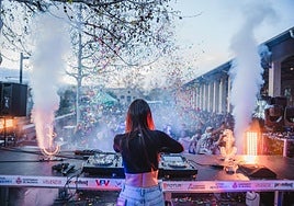 Tardeo en el Parque Central.