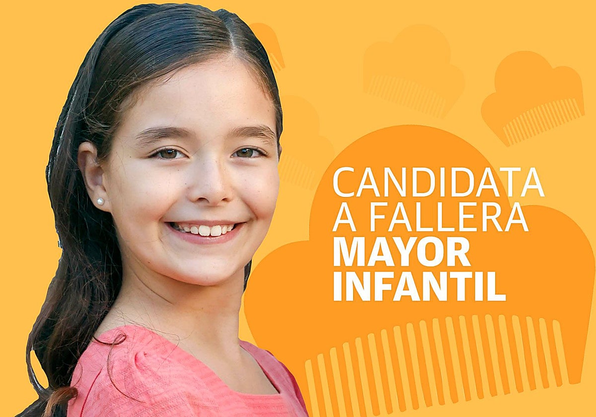 La niña Jimena Mompó Crespí.