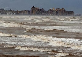 Temporal en Alboraya, en una imagen de archivo.