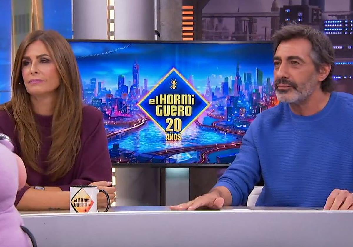 Nuria Roca y Juan del Val, en 'El Hormiguero'.