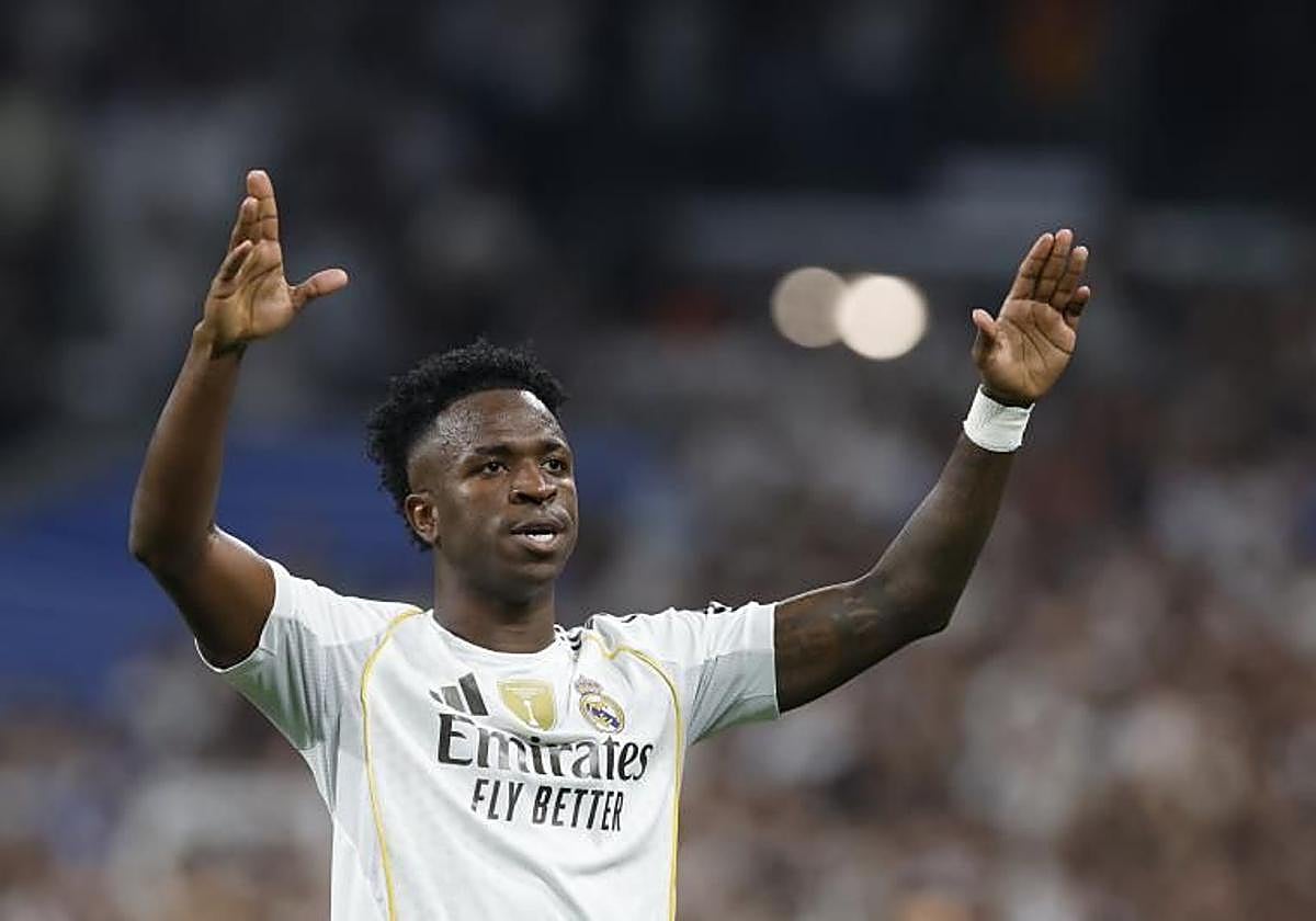 El delantero del Real Madrid Vinicius Jr en una imagen de archivo.