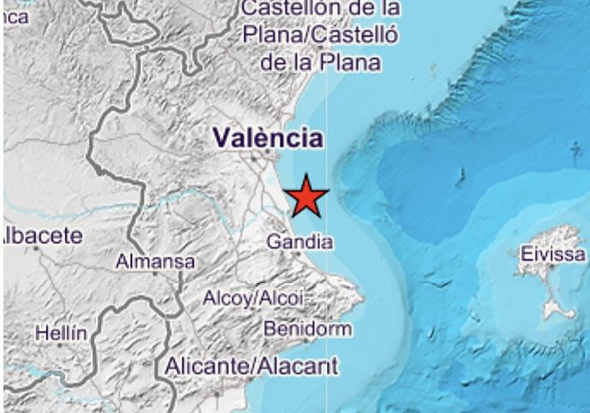 Localización del movimiento sísmico.