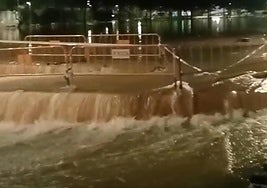 El barranco de la Saleta, al límite a su paso por Aldaia.