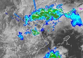 La tormenta se desplaza hacia el norte de la Comunitat.