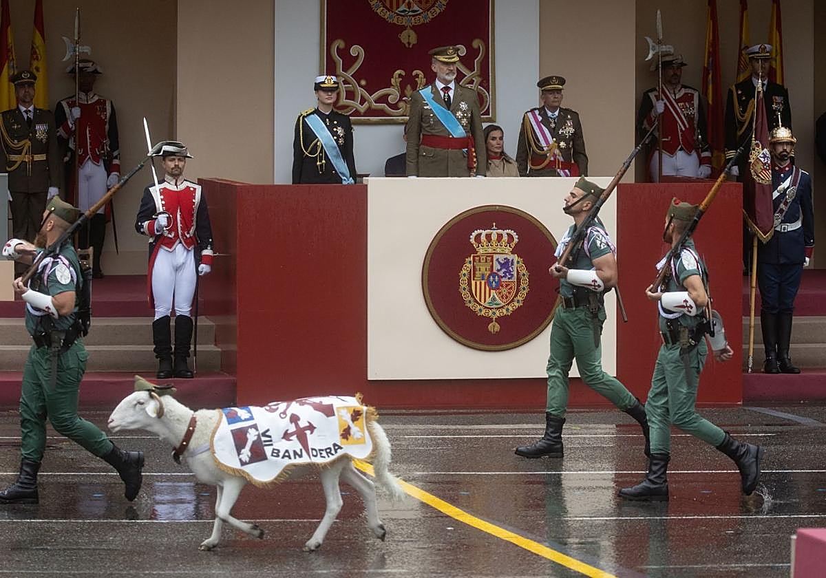 Desfile militar del pasado año.
