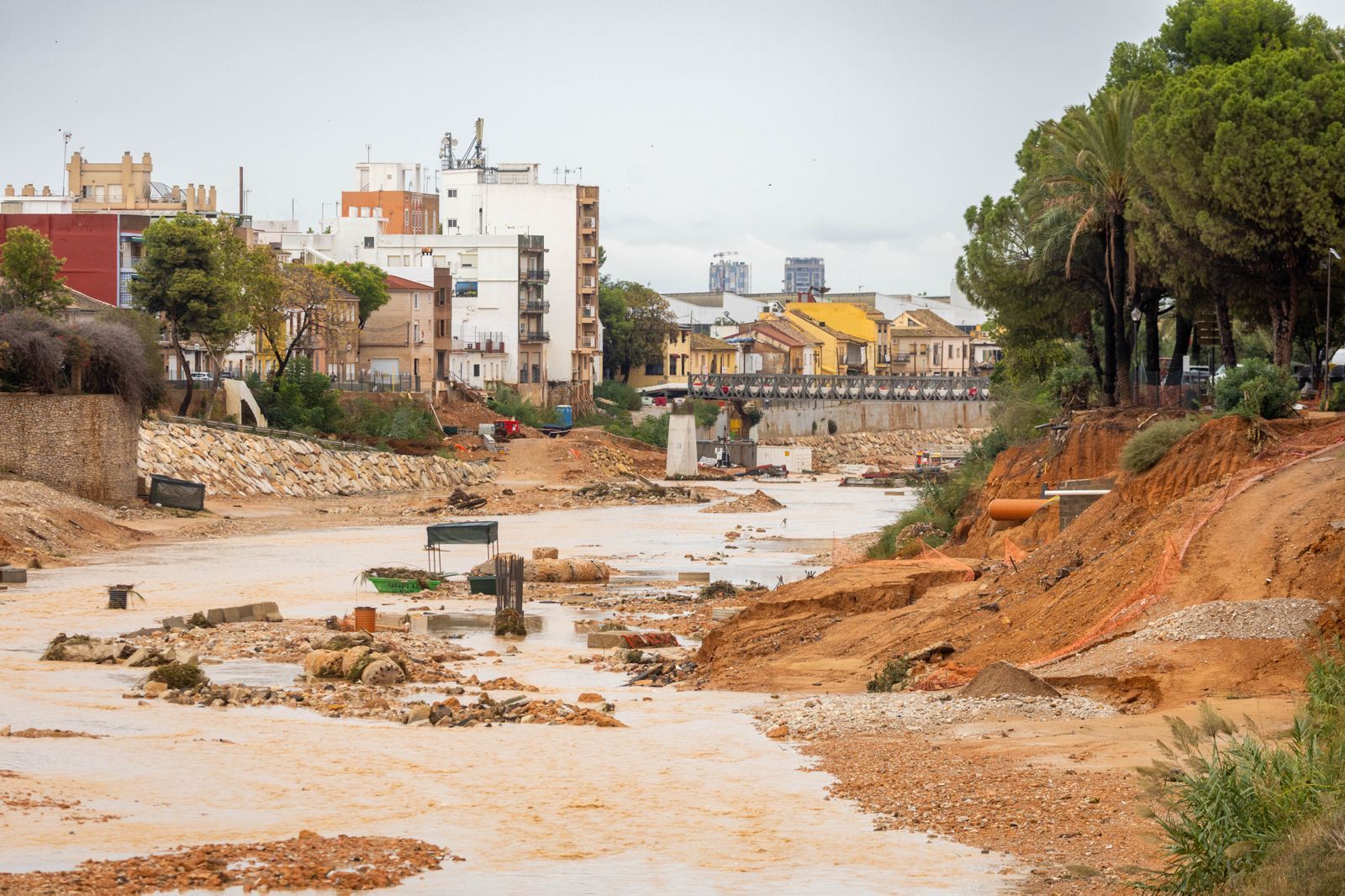 Así está el barranco del Poyo tras el paso de la dana Alice
