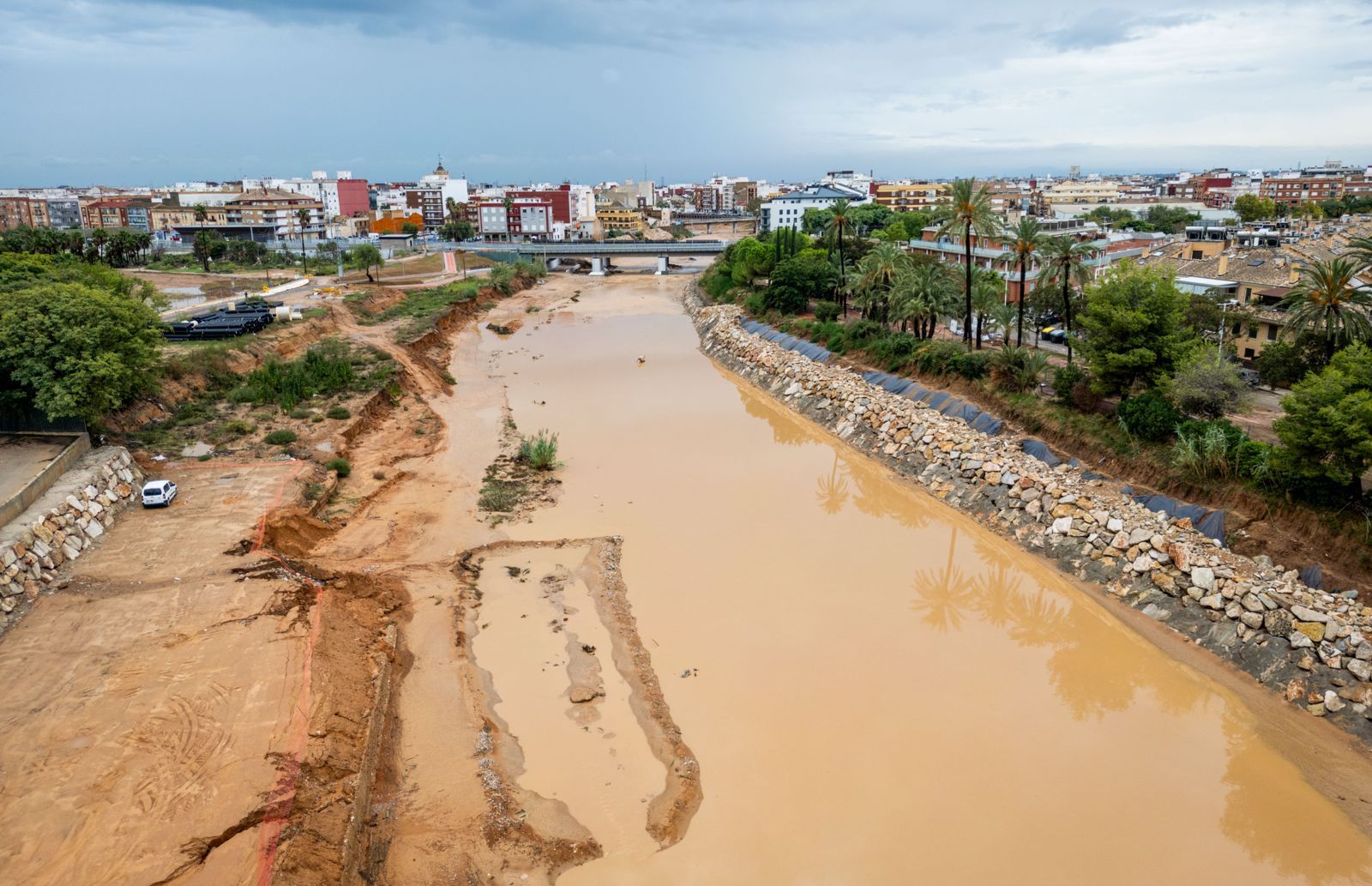 Así está el barranco del Poyo tras el paso de la dana Alice