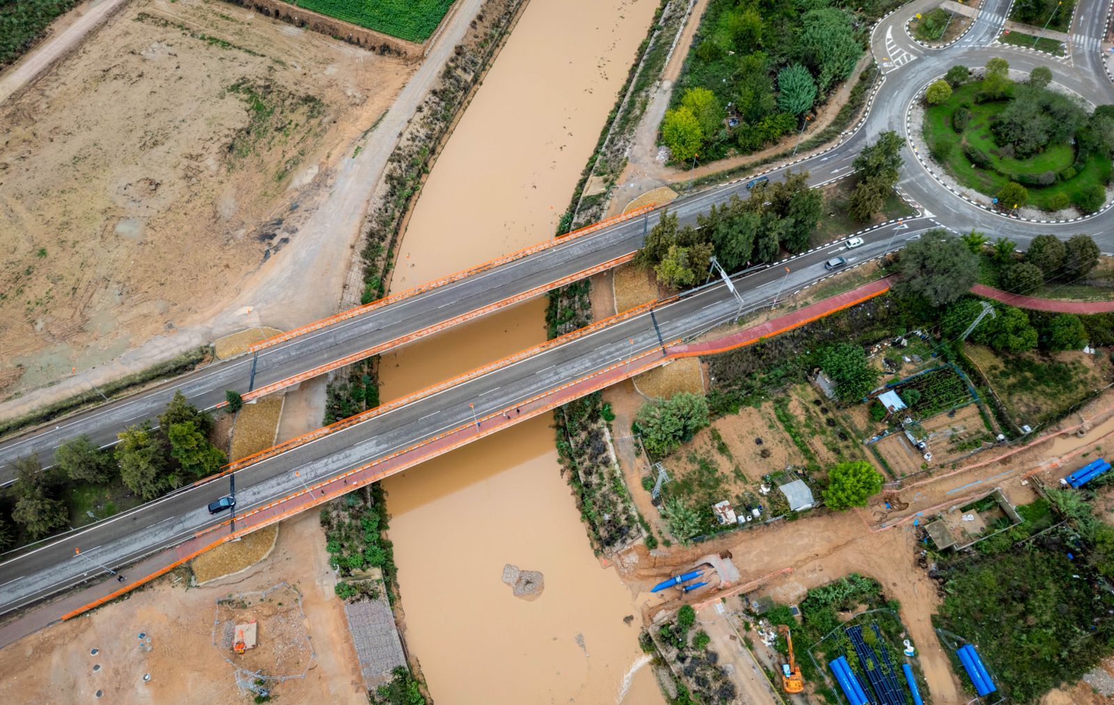Así está el barranco del Poyo tras el paso de la dana Alice