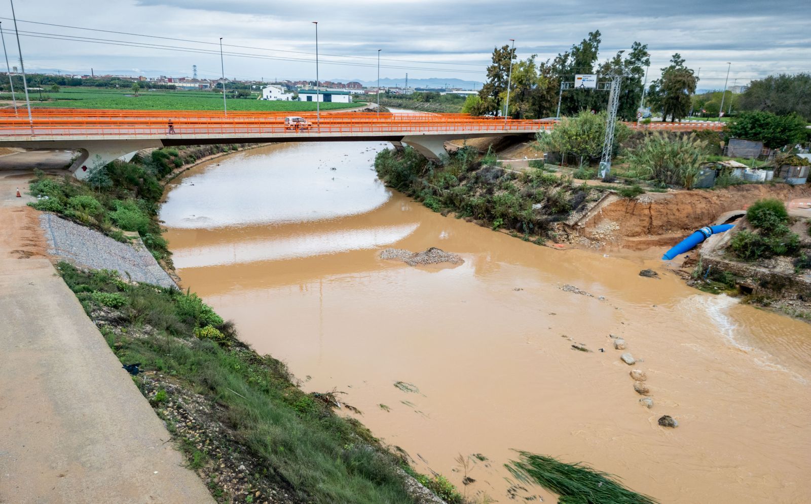 Así está el barranco del Poyo tras el paso de la dana Alice